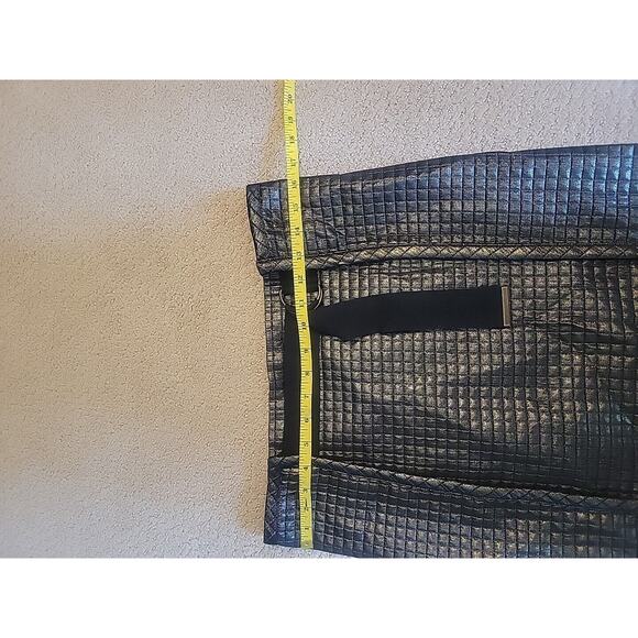 Rare Cop Copine Metallic Quilted Skirt Size 36 US 6 - Picture 7 of 8